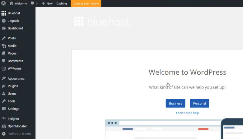 Install WordPress Platform On Bluehost