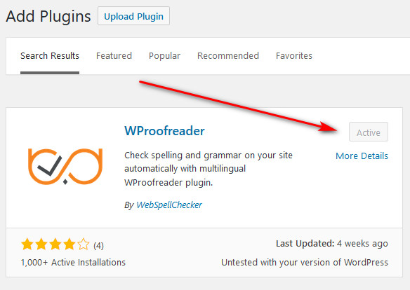Wproofreader Spell Checker WordPress Plugin